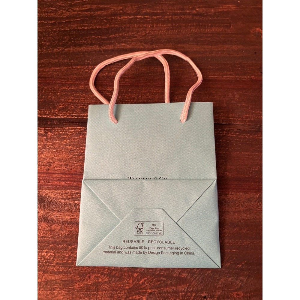 TIFFANY & Co. 5" x 6" x 4" Gift Shopping Bag Authentic